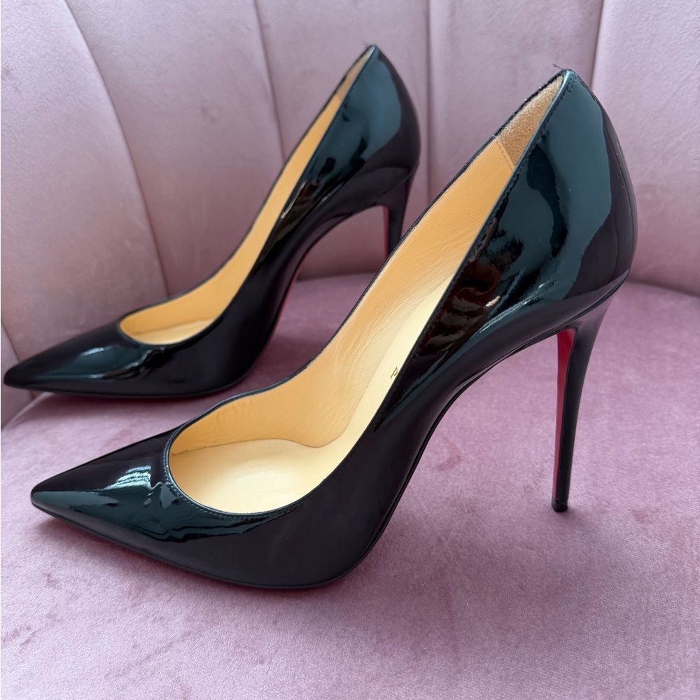 Christian Louboutin Black Patent Pumps